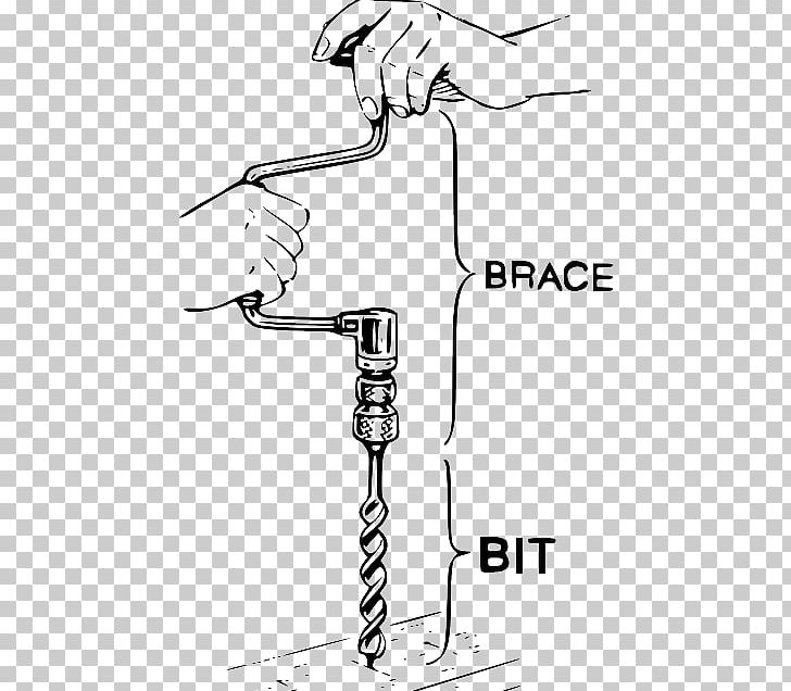 Hand Tool Brace Drill Bit Auger PNG, Clipart, Angle, Area, Arm, Artwork, Auger Free PNG Download