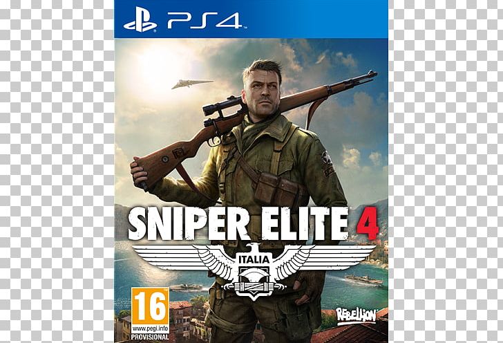 Sniper Elite 4 Sniper Elite III PlayStation 4 Video Game PNG, Clipart, Action Film, Army, Computer Software, Film, Games Free PNG Download
