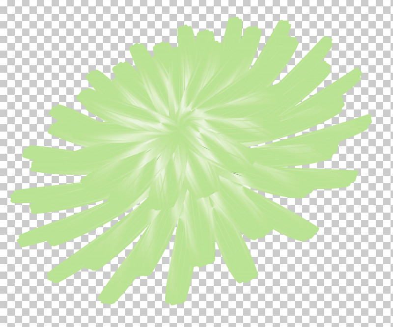 Green Flower PNG, Clipart, Dandelion Flower, Flower, Green, Paint, Watercolor Free PNG Download