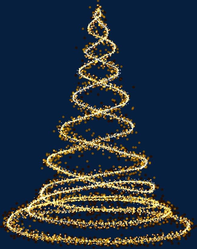 Christmas Tree Light Effect PNG, Clipart, Christmas Clipart, Effect, Effect Clipart, Glowing, Gold Free PNG Download