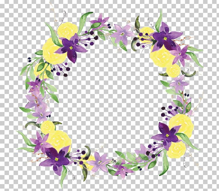 Floral Design Wreath Flower Watercolor Painting PNG, Clipart, Color, Convite, Cut Flowers, Decor, Flora Free PNG Download