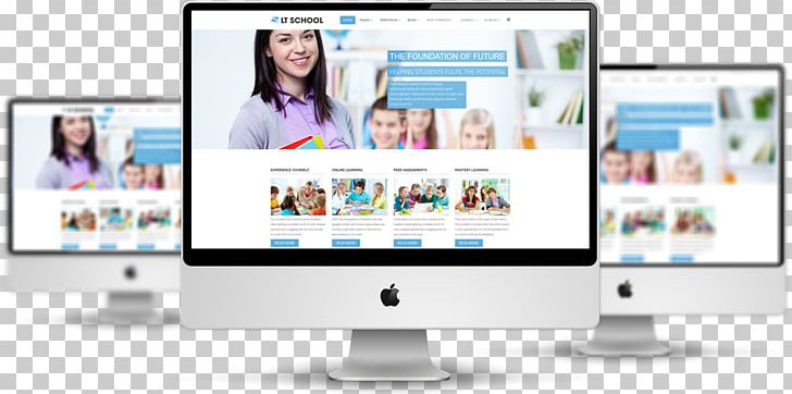 Web Template System Responsive Web Design University School PNG, Clipart, Brand, Collaboration, College, Communication, Computer Monitor Free PNG Download