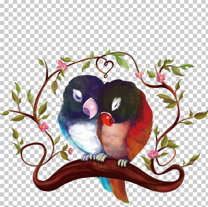 Bird Parrot Watercolor Painting PNG, Clipart, Art, Beak, Bird, Bird Cage, Birds Free PNG Download