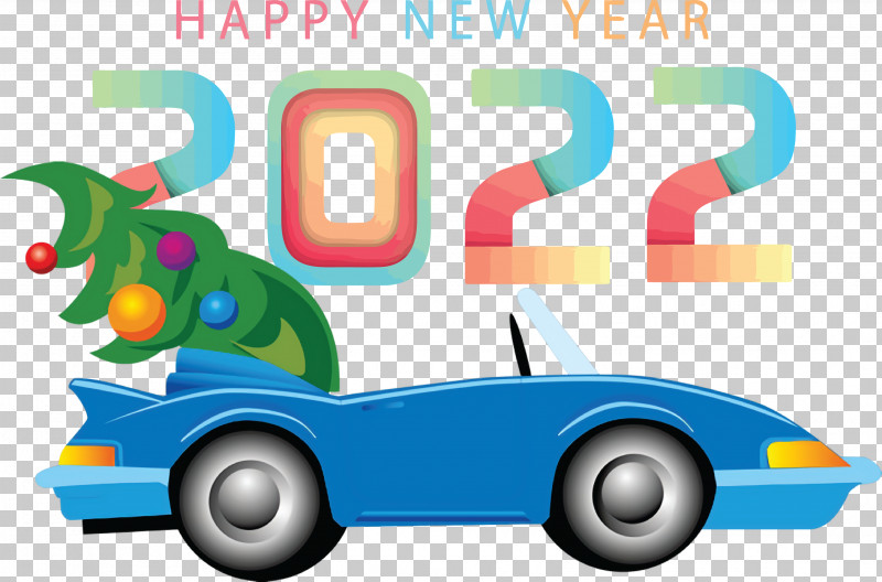 Happy 2022 New Year 2022 New Year 2022 PNG, Clipart, Car, Cartoon, Meter, Model Car, Play Vehicle Free PNG Download