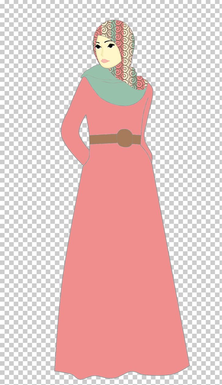Dress Doodle Muslim Hijab PNG, Clipart, Beauty, Blog, Blue, Bluegreen, Clothing Free PNG Download