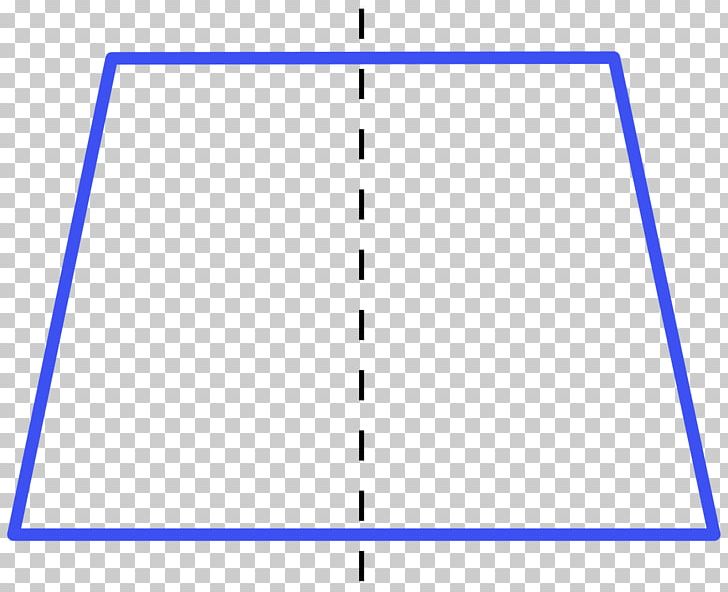 Isosceles Trapezoid Quadrilateral Geometry Parallel PNG, Clipart, Angle, Antiparallelogram, Area, Blue, Circle Free PNG Download