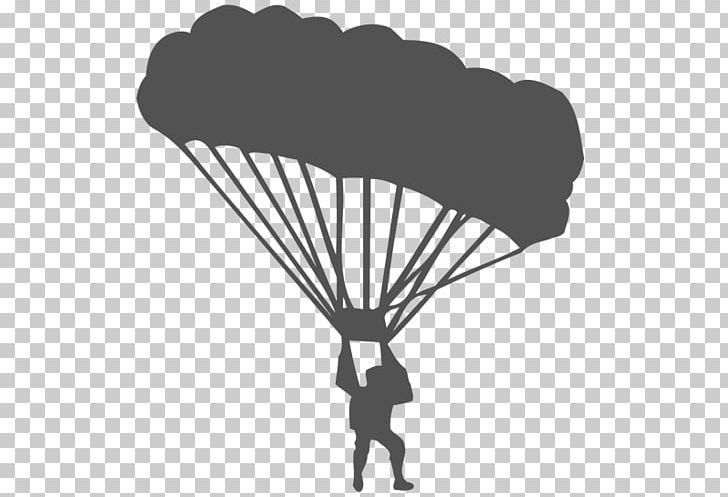 Parachuting Parachute Paragliding Airplane PNG, Clipart, Airplane, Black And White, Color Parachute, Decal, Jumping Free PNG Download