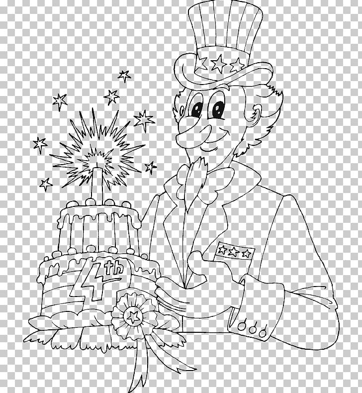 Independence Day Coloring Book Uncle Sam United States Child PNG, Clipart, Angle, Black, Cartoon, Child, Color Free PNG Download