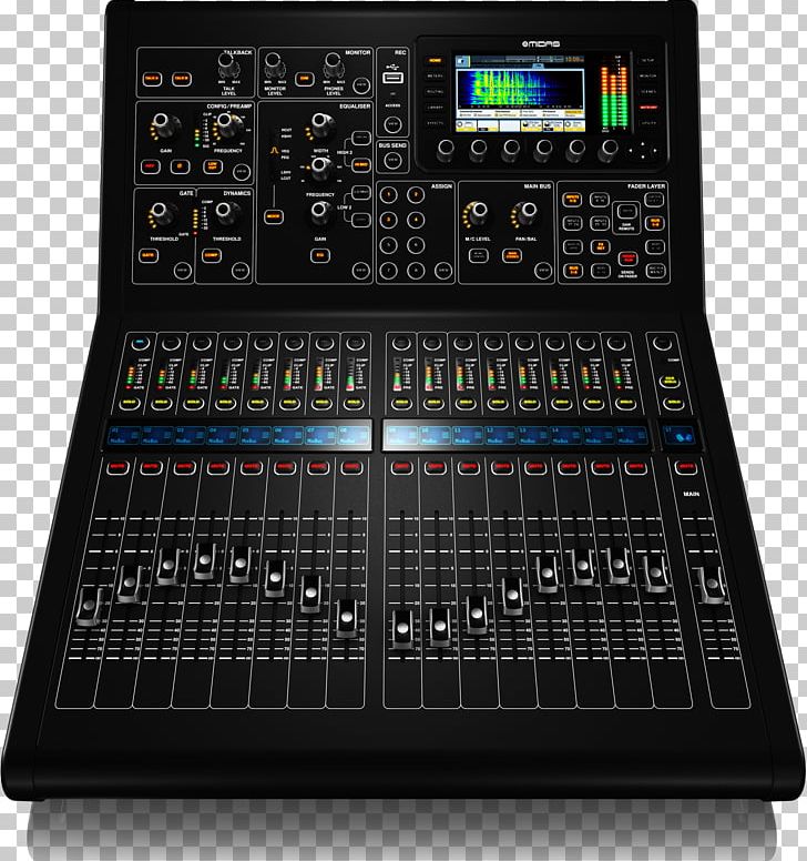 Microphone Digital Mixing Console Audio Mixers Midas Consoles PNG, Clipart, Audio, Audio Equipment, Audio Mixing, Digital Mixing Console, Disc Jockey Free PNG Download