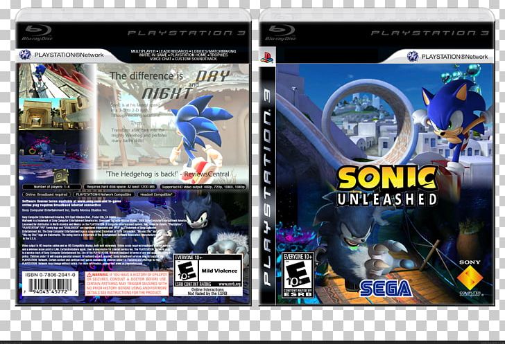 PlayStation 2 Sonic Unleashed Video Game Computer Software PNG, Clipart, Advertising, Brand, Computer Software, Electronic Device, Electronics Free PNG Download