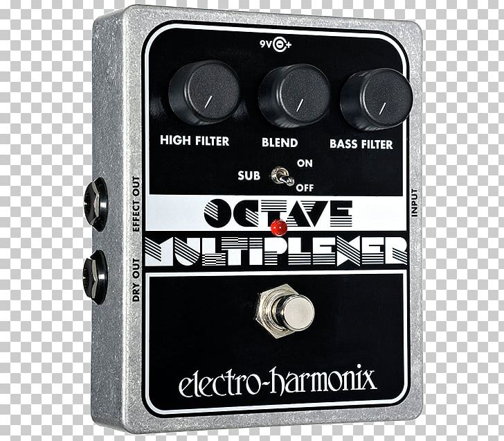 Electro-Harmonix Octave Multiplexer Effects Processors & Pedals Octave Effect PNG, Clipart, Analog, Audio, Audio Equipment, Bass, Bass Guitar Free PNG Download
