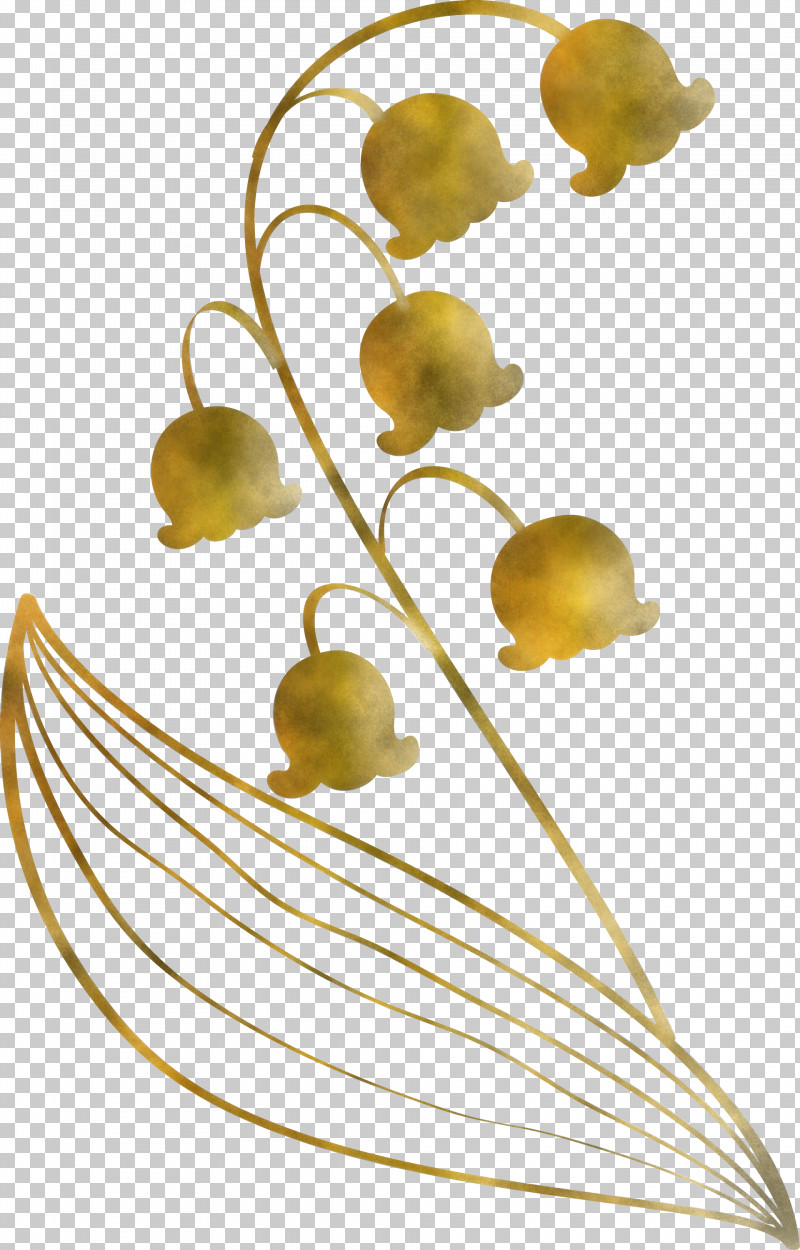 Lily Bell Flower PNG, Clipart, Flower, Lily Bell, Plant, Yellow Free PNG Download