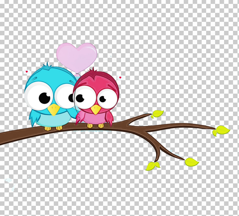 Cartoon Branch Owl Heart Smile PNG, Clipart, Branch, Cartoon, Heart, Owl, Paint Free PNG Download