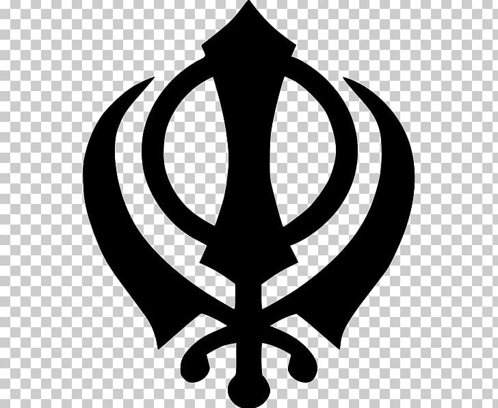 Khanda Sikhism Religion The Five Ks PNG, Clipart, Black And White, Emblem Of Iran, Five Ks, Golden Temple, Gurdwara Free PNG Download
