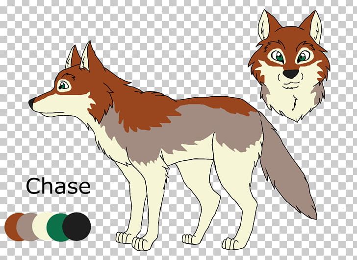 red wolf cartoon character
