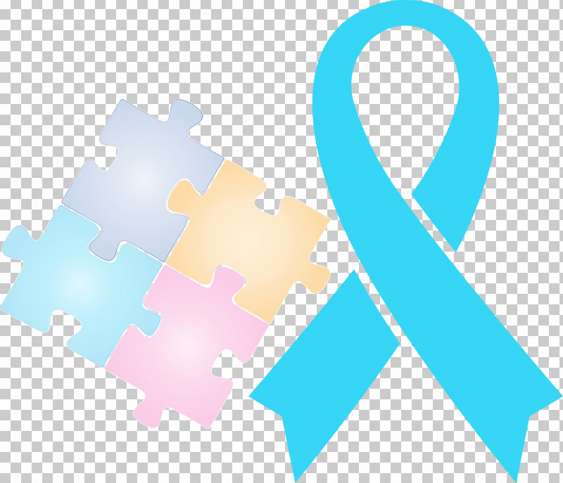 Turquoise Text Line Aqua Logo PNG, Clipart, Aqua, Autism Awareness Day, Autism Day, Line, Logo Free PNG Download