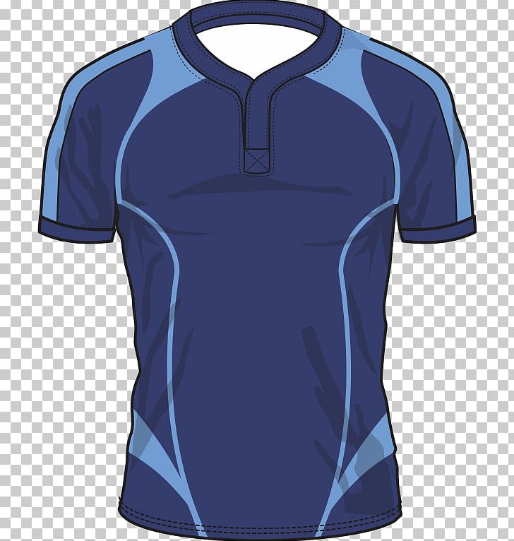 Sports Fan Jersey T-shirt Sleeve Shoulder Tennis Polo PNG, Clipart, Active Shirt, Black, Blue, Brand, Clothing Free PNG Download