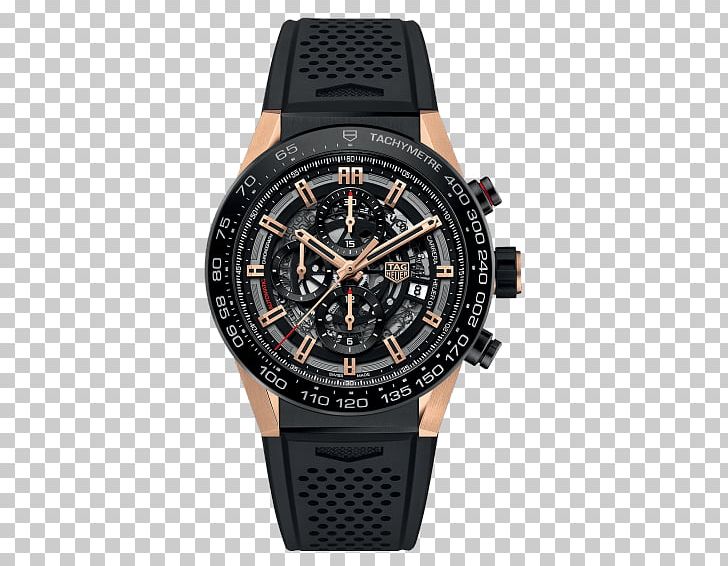 TAG Heuer Carrera Calibre 5 Chronograph Watch Gold PNG, Clipart, Accessories, Automatic Watch, Brand, Carrera, Chronograph Free PNG Download