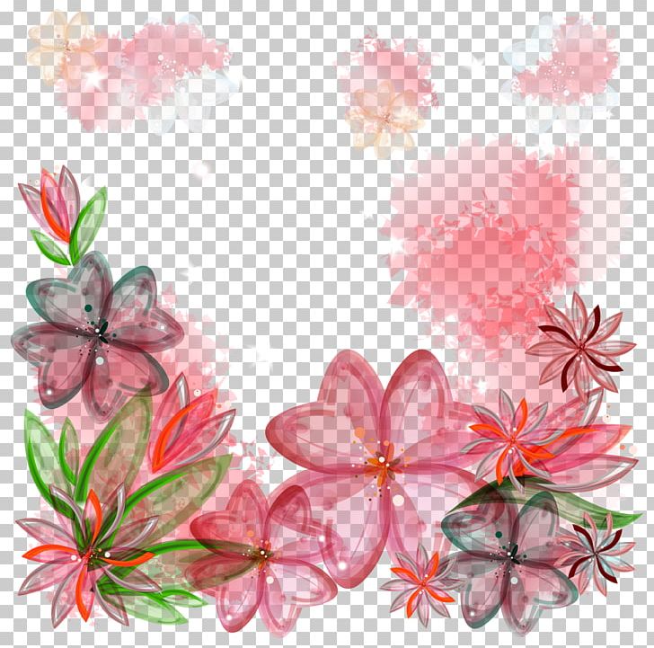 Pink Flowers Stock Photography PNG, Clipart, Branch, Color, Color Splash, Encapsulated Postscript, Floral Free PNG Download