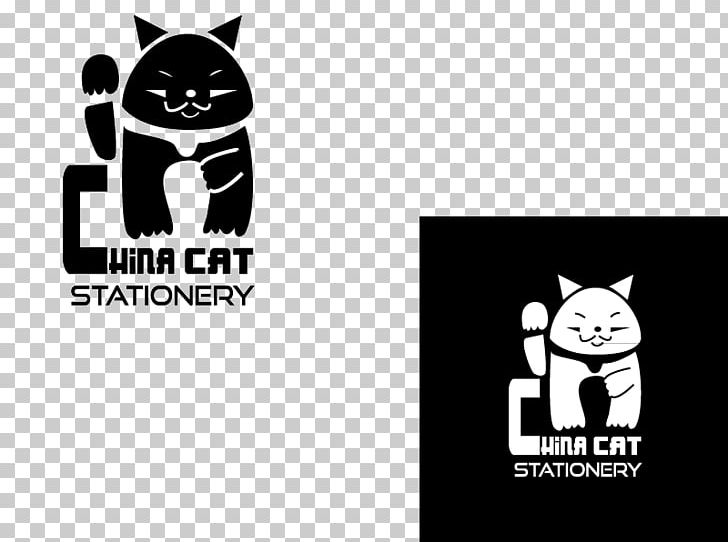 Logo Brand White Font PNG, Clipart, Black, Black And White, Brand, Cat, Cat Like Mammal Free PNG Download