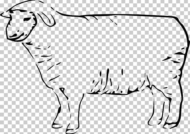 Sheep Line Art PNG, Clipart, Animals, Area, Art, Black And White, Body Figure Illustrate Free PNG Download