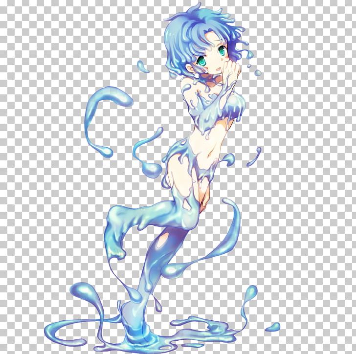 Homo Sapiens Fairy Visual Arts Sketch PNG, Clipart, Anime, Arm, Art, Blue Hair, Breast Free PNG Download