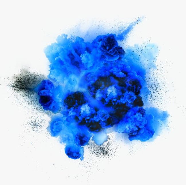 Creative Design Blue Smoke Explosion PNG, Clipart, Background, Beautiful, Beautiful Blue, Blasting, Blue Free PNG Download