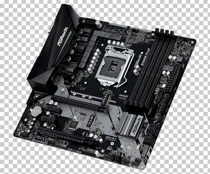 Intel MicroATX LGA 1151 Motherboard ASRock PNG, Clipart, Asrock, Atx, Chipset, Coffee Lake, Compute Free PNG Download