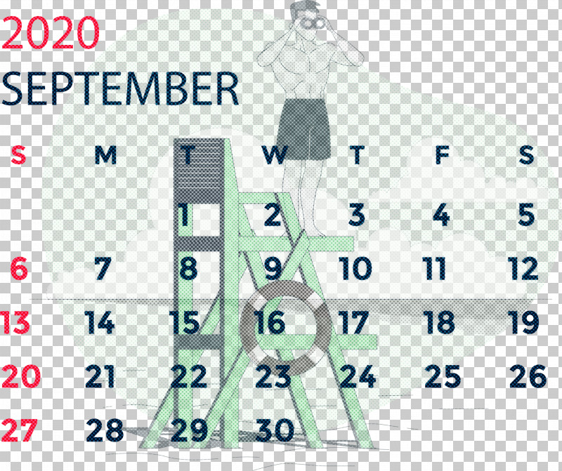 September 2020 Calendar September 2020 Printable Calendar PNG, Clipart, Area, Meter, Organization, Paper, September 2020 Calendar Free PNG Download