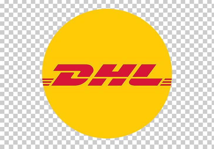 DHL EXPRESS Courier Business Delivery Mail PNG, Clipart, Area, Brand, Business, Cargo, Circle Free PNG Download