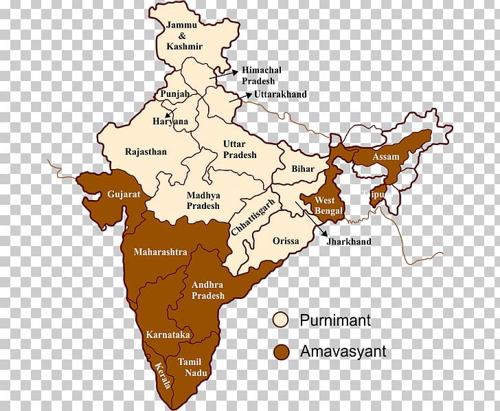 South India North India Gujarat Maharashtra Map PNG, Clipart, Area, Gujarat, Hindu Calendar South, India, Line Free PNG Download