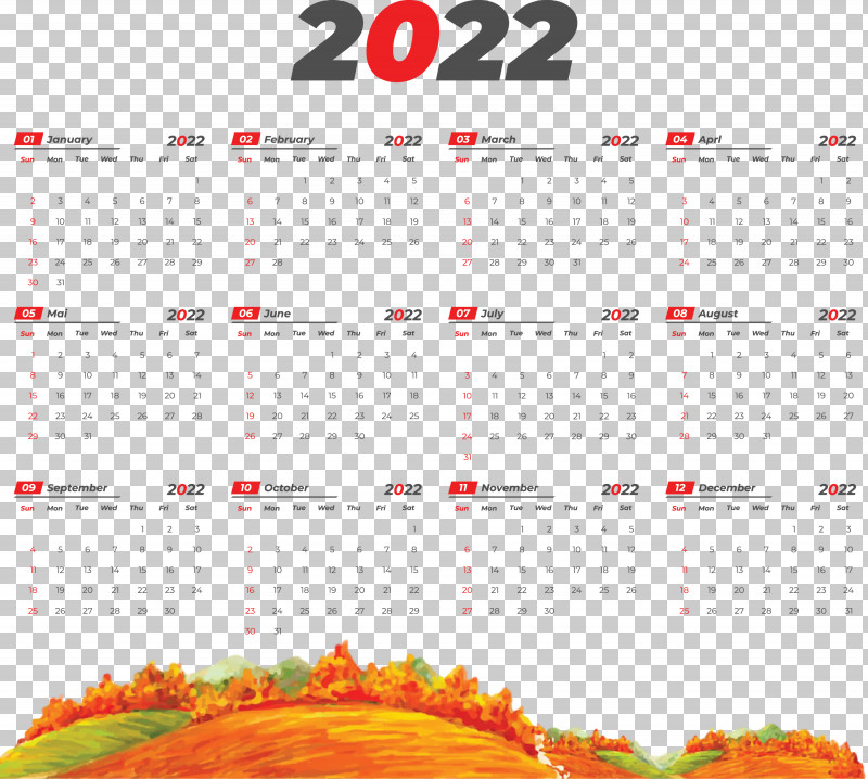2022 Yeary Calendar 2022 Calendar PNG, Clipart, Calendar System, Meter Free PNG Download