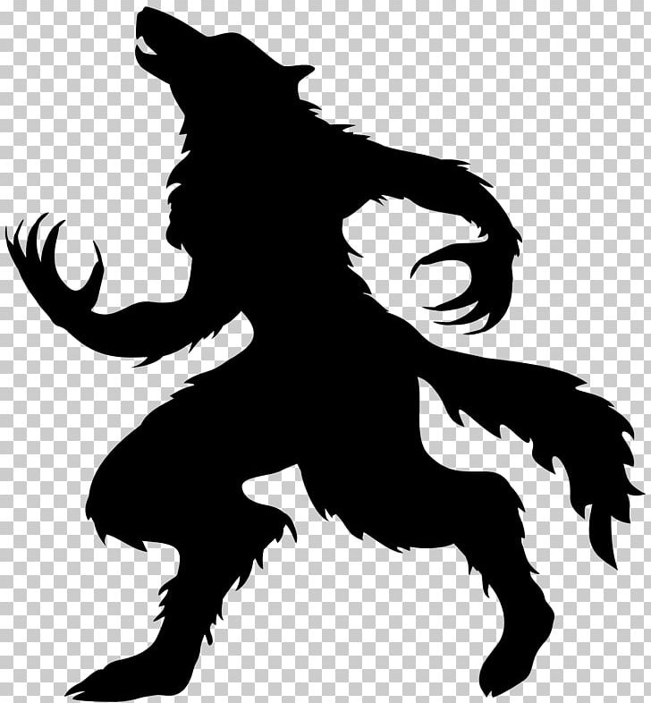 Werewolf Halloween PNG, Clipart, Bear, Black, Black And White, Carnivoran, Dog Like Mammal Free PNG Download