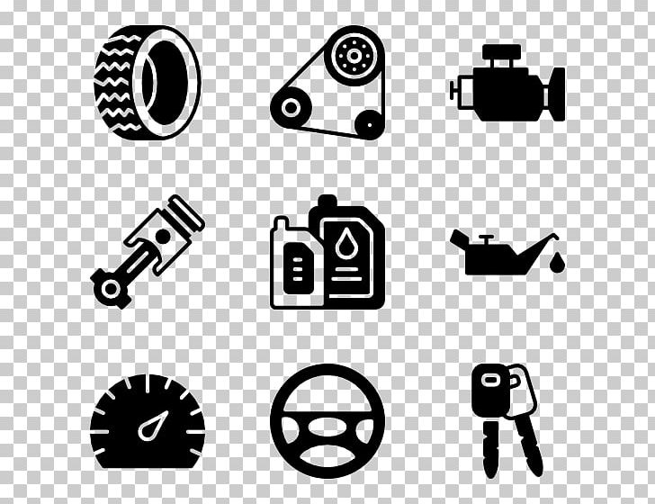 Car Computer Icons PNG, Clipart, Area, Automotive, Black, Black And White, Brand Free PNG Download