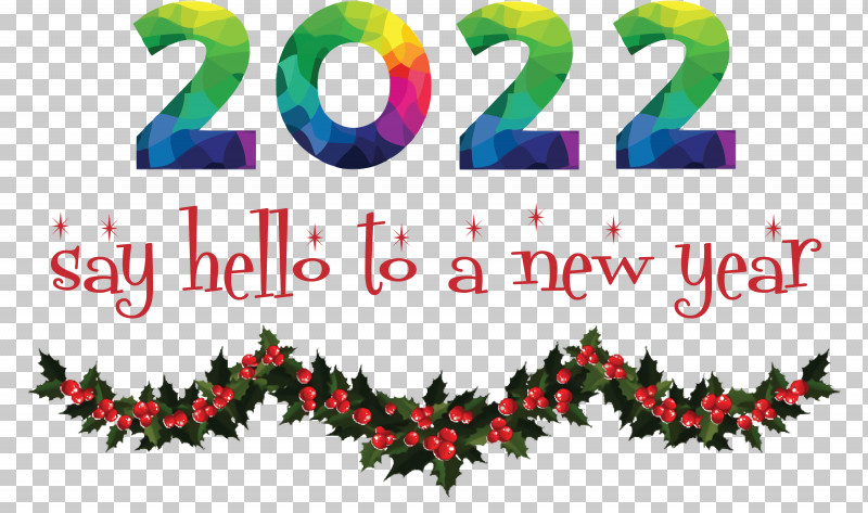 2022 Happy New Year 2022 New Year 2022 PNG, Clipart, Christmas Day, Christmas Decoration, Christmas Tree, Christmas Wreath, Garland Free PNG Download