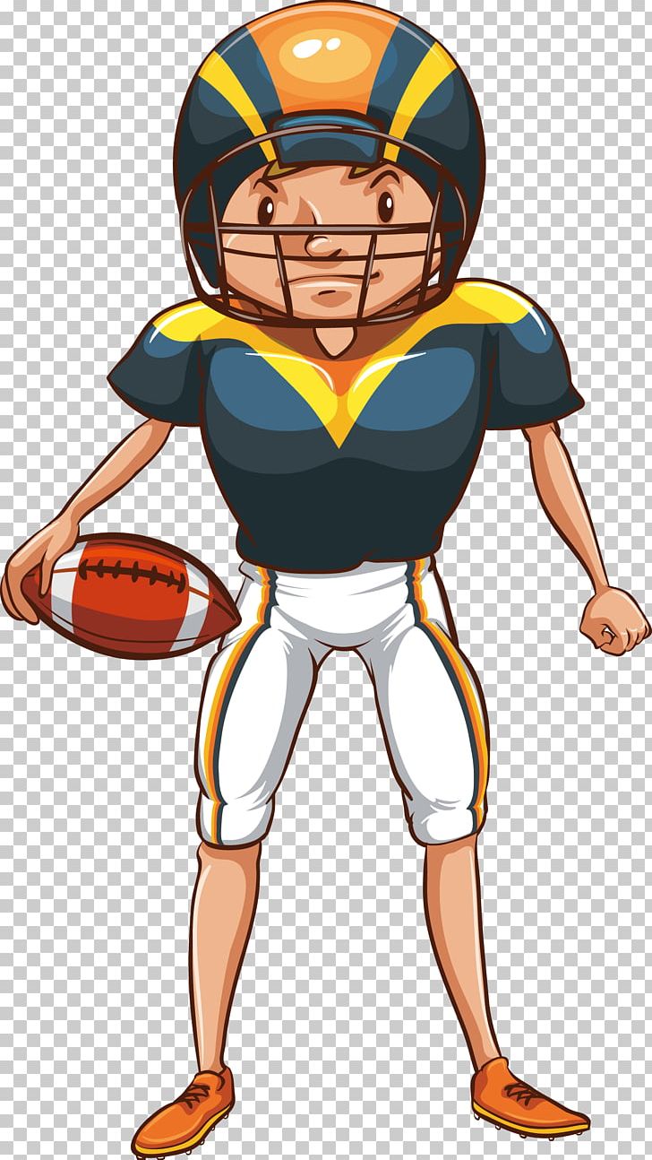 Football Player Rugby Football Cartoon Drawing PNG, Clipart, Arm, Boy, Fictional Character, Football Player, Game Free PNG Download