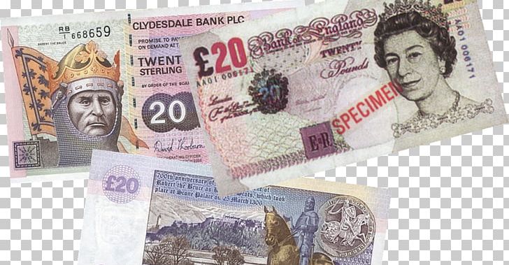 Paper Bank Of England £20 Note Scotland Banknote Money PNG, Clipart, Banknote, Cash, Currency, Dollar, Flat Free PNG Download