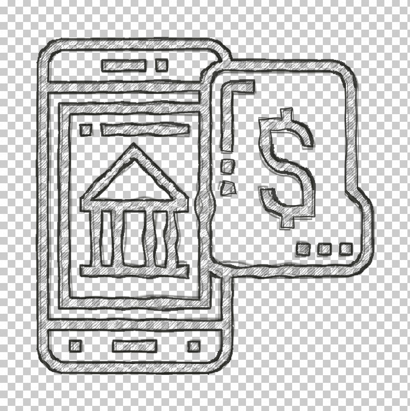 Bank Icon Digital Banking Icon Online Banking Icon PNG, Clipart, Bank Icon, Coloring Book, Digital Banking Icon, Line, Line Art Free PNG Download