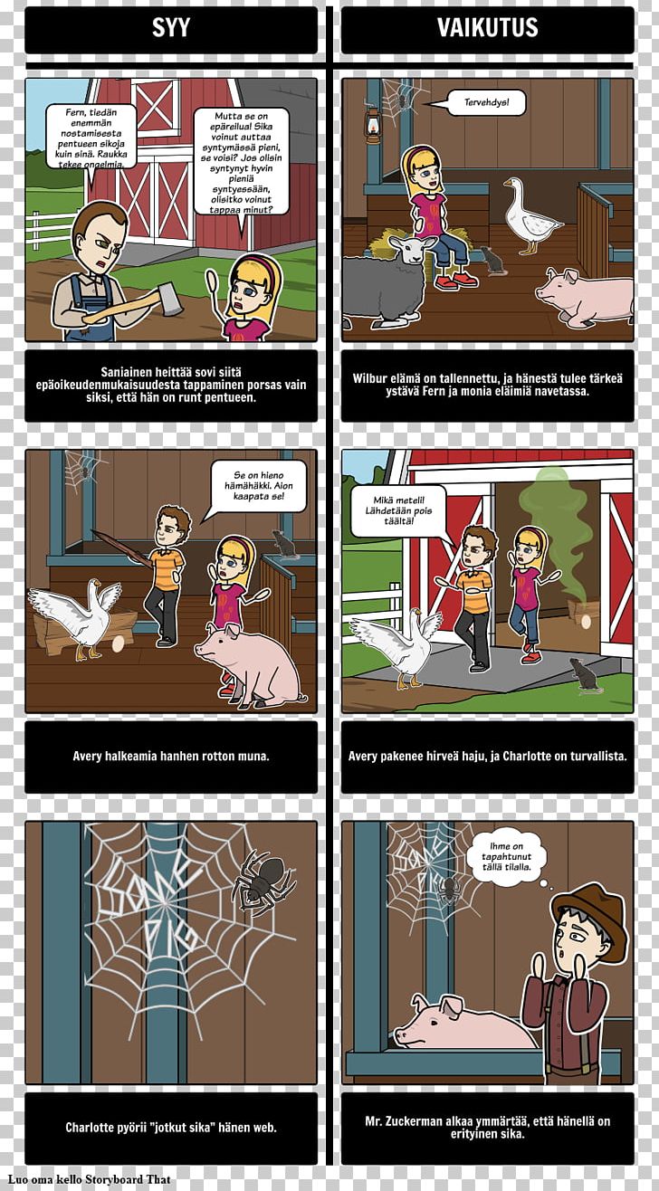 Charlotte's Web Fern Arable Domestic Pig Maniac Magee Storyboard PNG, Clipart,  Free PNG Download