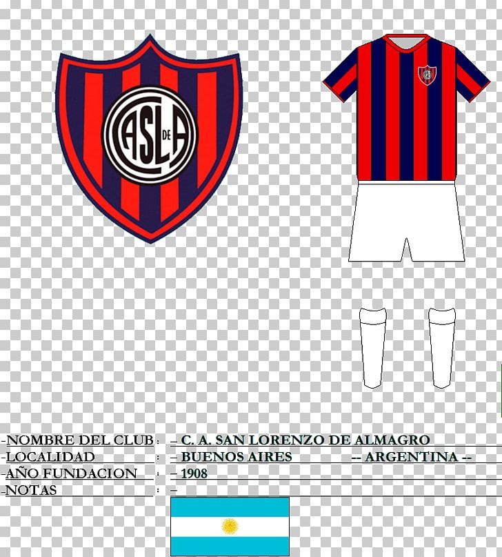San Lorenzo De Almagro T-shirt Club Atlético Huracán Uniform PNG, Clipart,  Area, Brand, Clothing, Football,