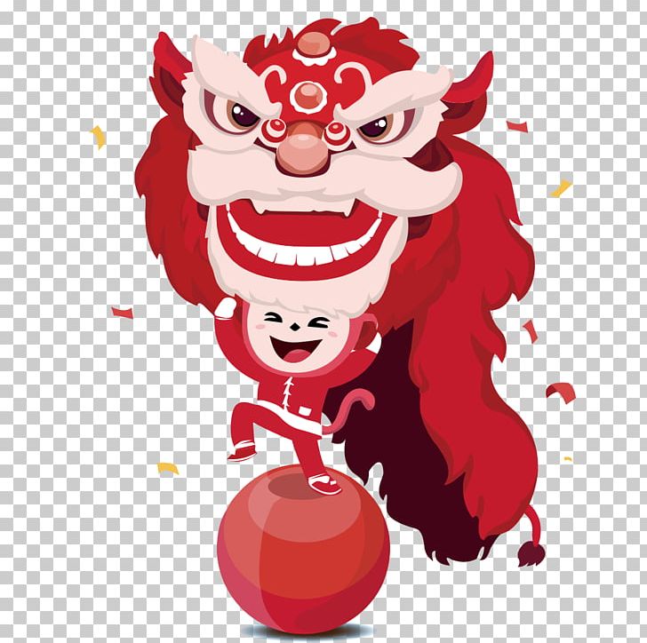 Lion Dance Chinese New Year Cartoon PNG, Clipart, Adult Child, Art, Child, Chinese, Chinese Style Free PNG Download