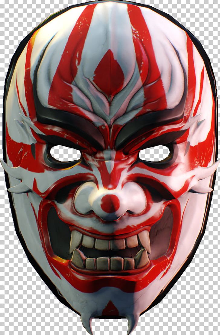 Payday 2 Yakuza Mask Overkill Software Gang PNG, Clipart, Bicycle Helmet, Character, Clown, Fictional Character, Game Free PNG Download