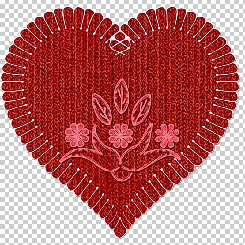 Red Heart Leaf Pattern Heart PNG, Clipart, Embroidery, Heart, Leaf, Love, Paint Free PNG Download