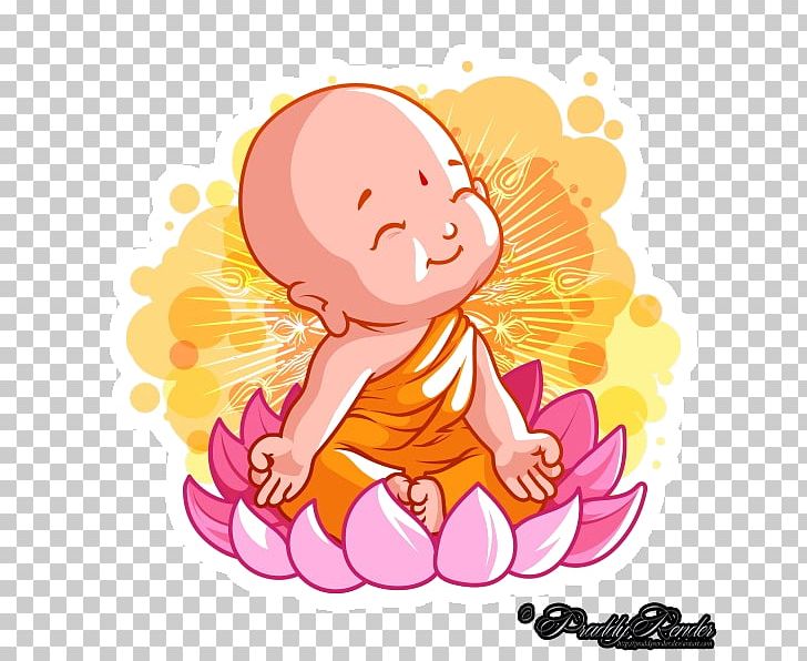 Lotus Position Cartoon Buddhism PNG, Clipart, Art, Buddhas Birthday, Cartoon Character, Child, Fictional Character Free PNG Download