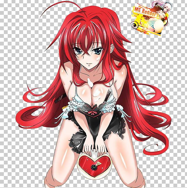 Rias Gremory Anime High School DxD Rendering PNG, Clipart, Action Figure, Anime, Black Hair, Brown Hair, Cartoon Free PNG Download