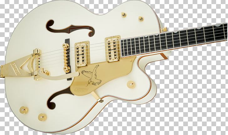 Gretsch White Falcon Archtop Guitar Semi-acoustic Guitar PNG, Clipart, Acoustic Electric Guitar, Archtop Guitar, Bridge, Cutaway, Gretsch Free PNG Download