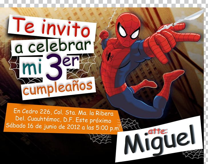Spider-Man Convite Party Printing Graphic Design PNG, Clipart, Advertising, Birthday, Brand, Convite, Duden Free PNG Download