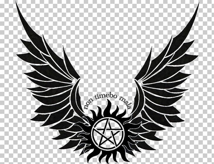 Dean Winchester Tattoo Decal T-shirt Demonic Possession PNG, Clipart, Black, Black And White, Clothing, Dean Winchester, Decal Free PNG Download