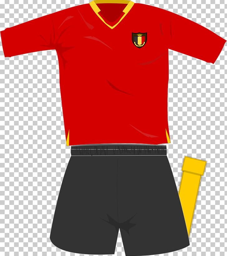 Belgium National Football Team T-shirt Kit PNG, Clipart, Belgium, Belgium National Football Team, Black, Clothing, Football Free PNG Download