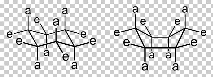 Cyclohexane Conformation Conformational Isomerism Cycloalkane Chemistry PNG, Clipart, Angle, Area, Auto Part, Black And White, Boat Free PNG Download